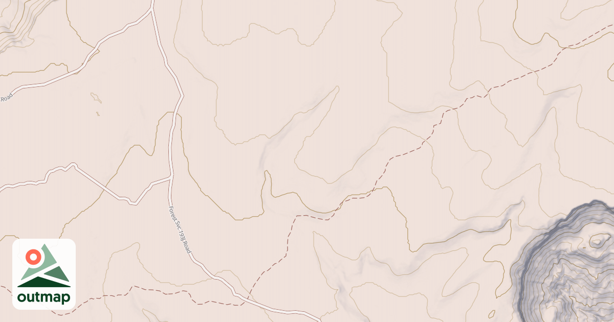 Map of USFS Motor Vehicle Use Map Roads {4A20F99B-8229-49A8-8637-4CCD032C66DB}