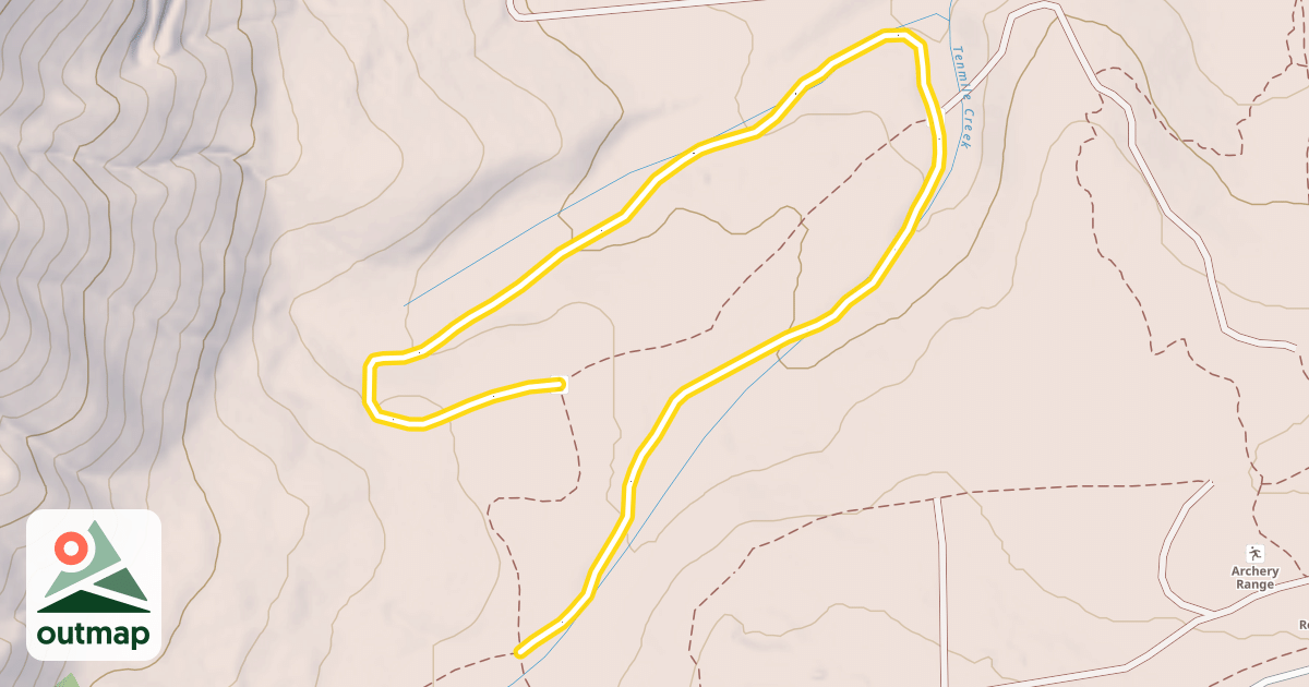 Map of Ten Mile Creek