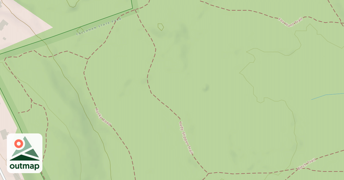 Map of Lady Slipper Trail