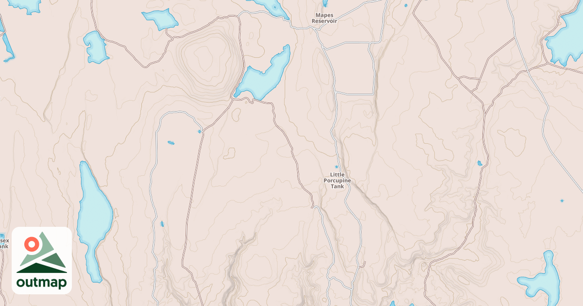 Map of ANTELOPE RSVR