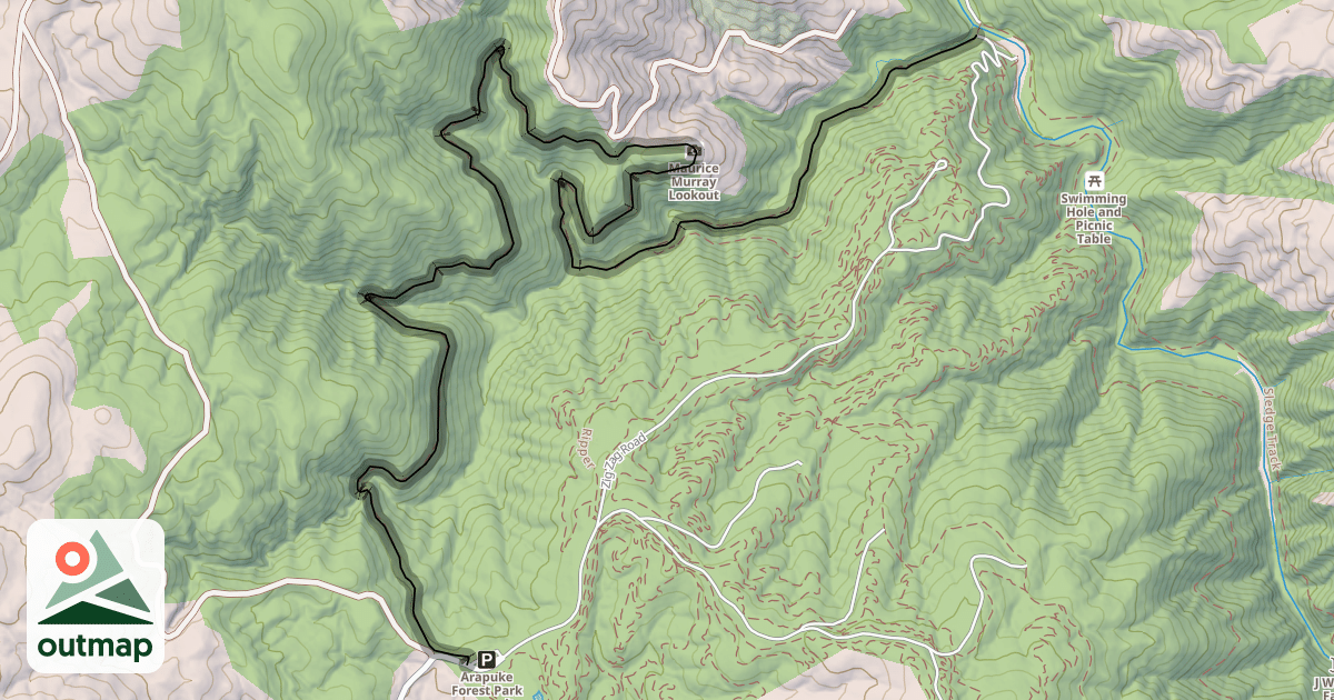 Map of Back Track
