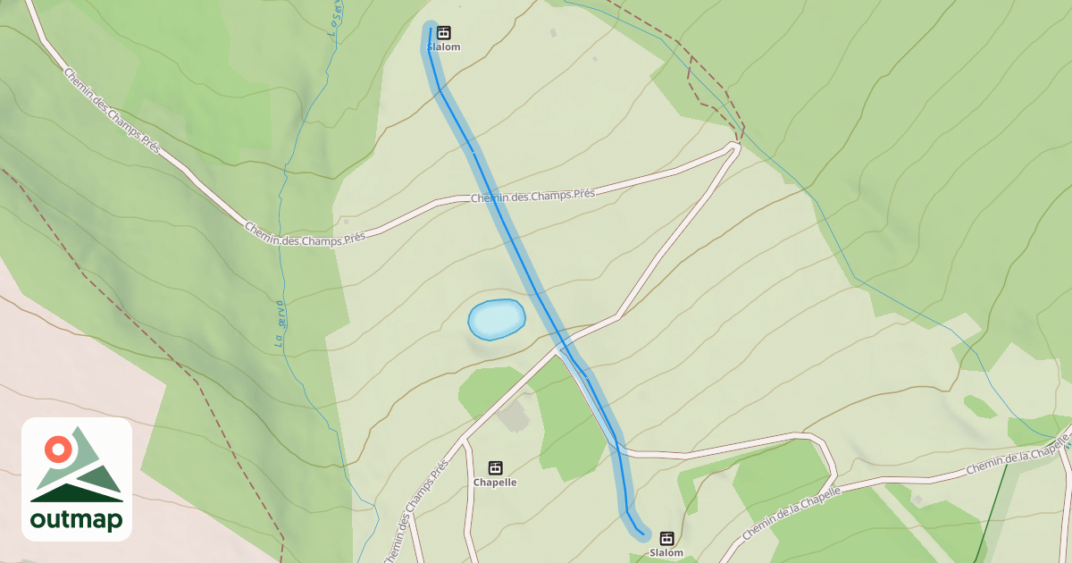 Map of Slalom 1
