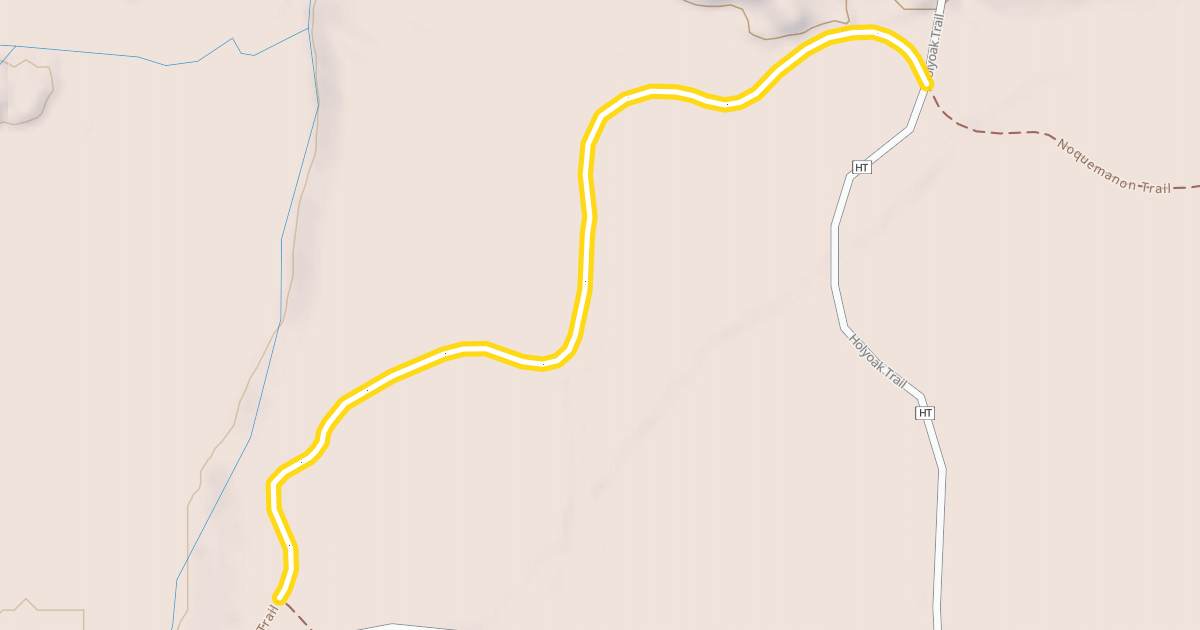 Map preview of Noquemanon Trail