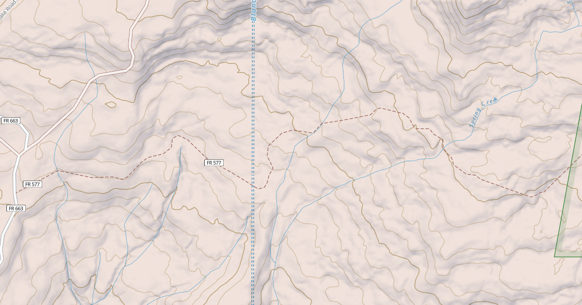 Map preview of NAVAJO PEAK