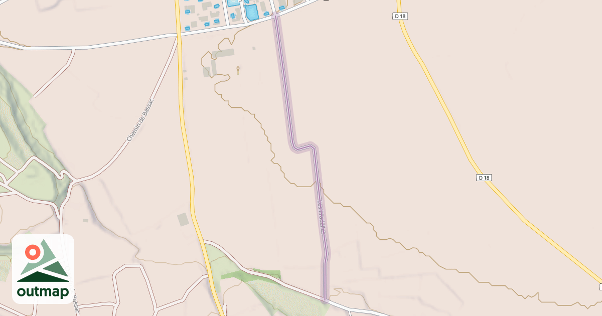 Map of Les Pradelles