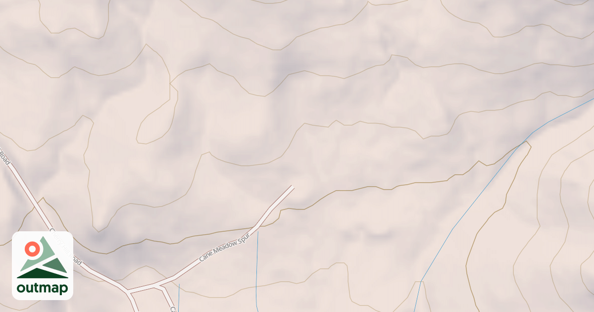 Map of CANE MEADOW