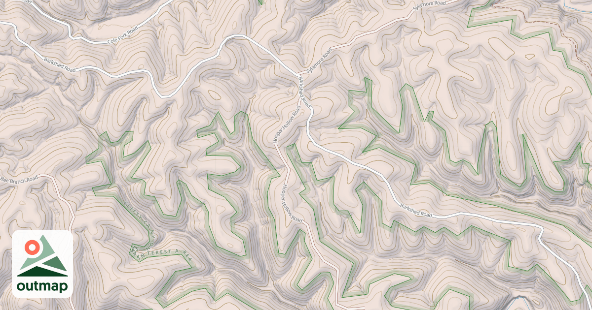 Map of BARKSHED