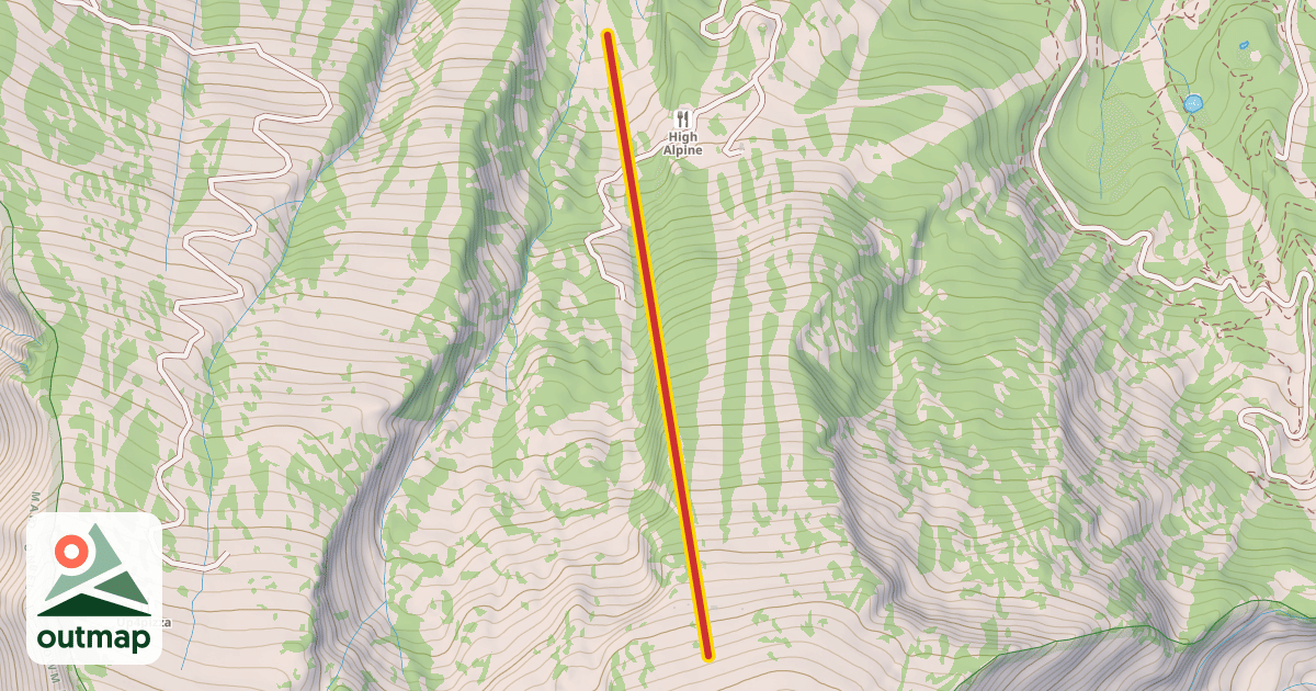 Map of High Alpine