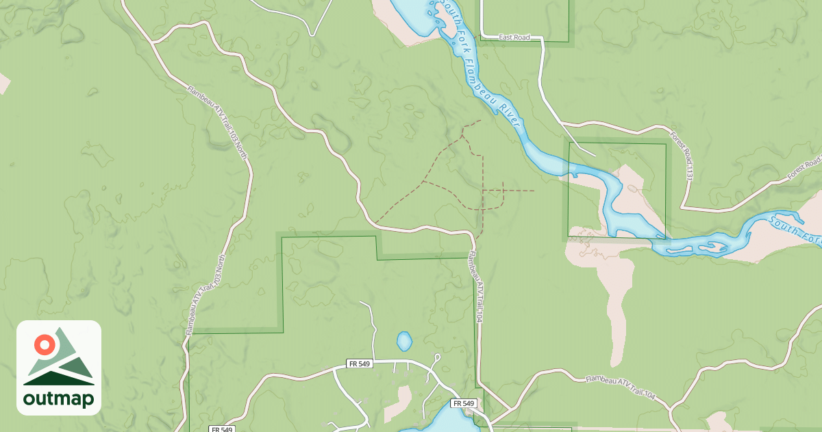 Map of FLAMBEAU ATV 104