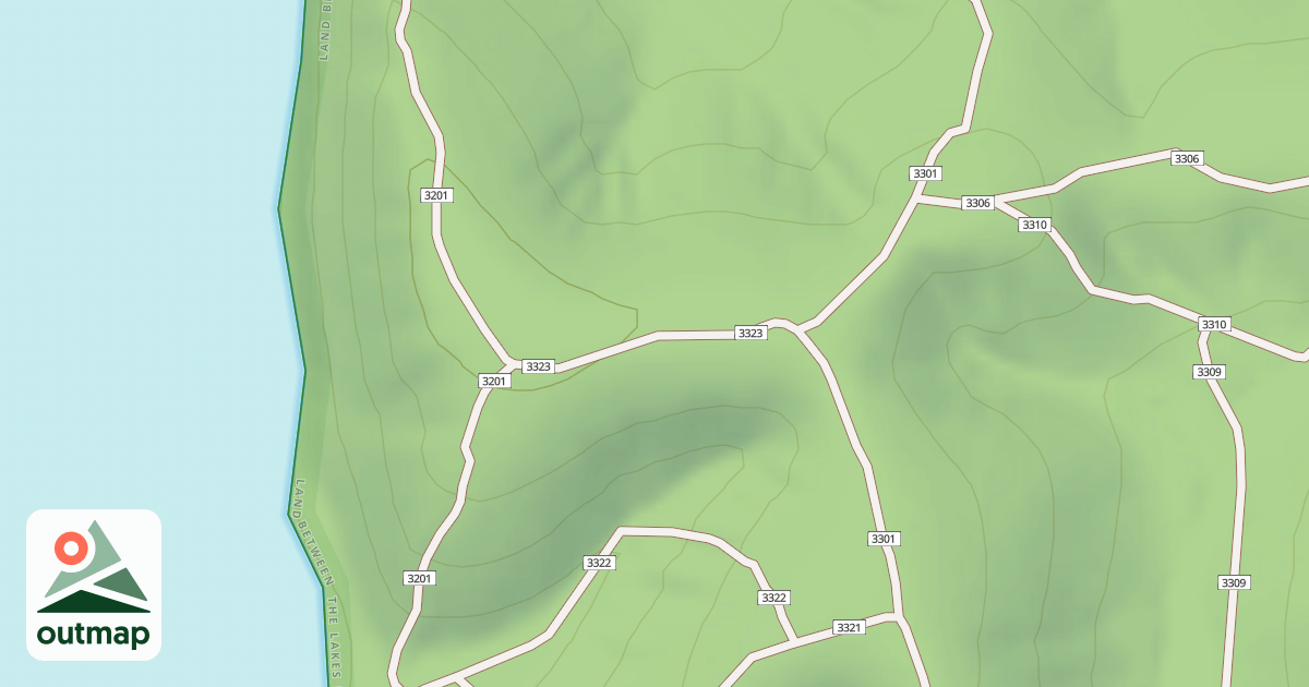 Map of USFS Motor Vehicle Use Map Trails 19716
