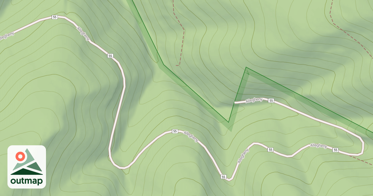 Map of ALLEGHENY