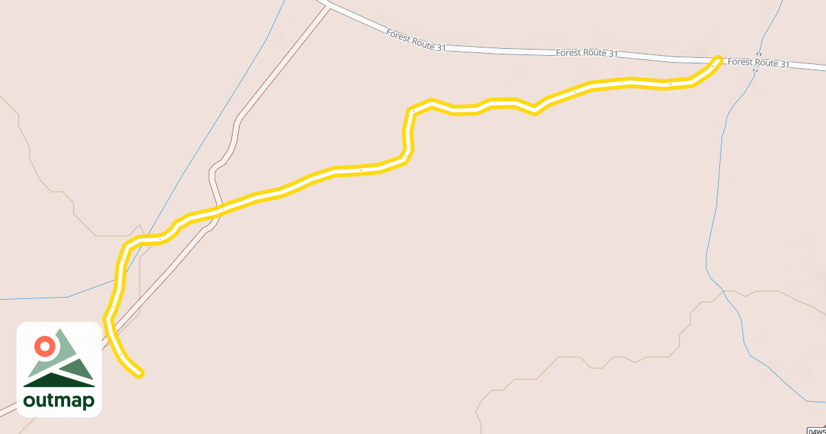 Map of Sugar Pine