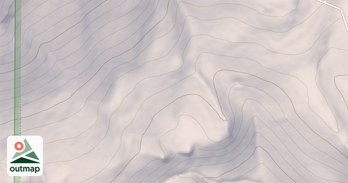 Map of Clifton Basin To Weston Peak