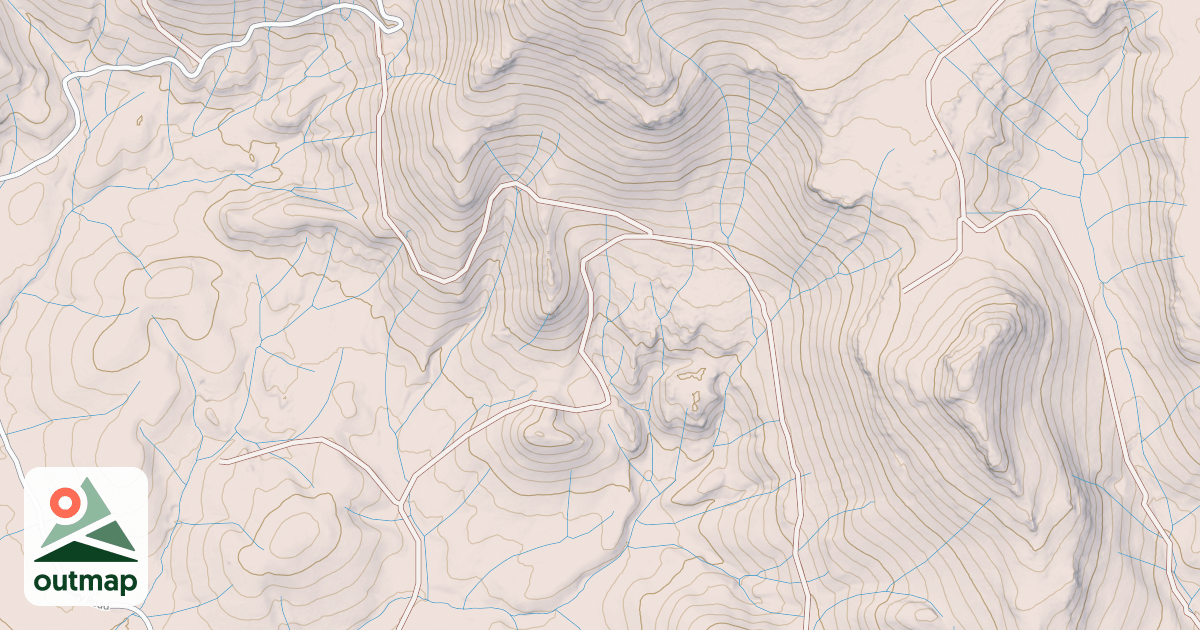 Map of BLACK MTN SPUR A