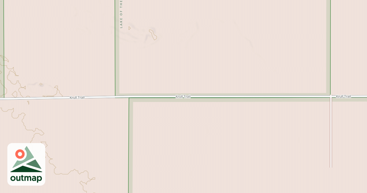 Map of Warroad/Roseau Trails