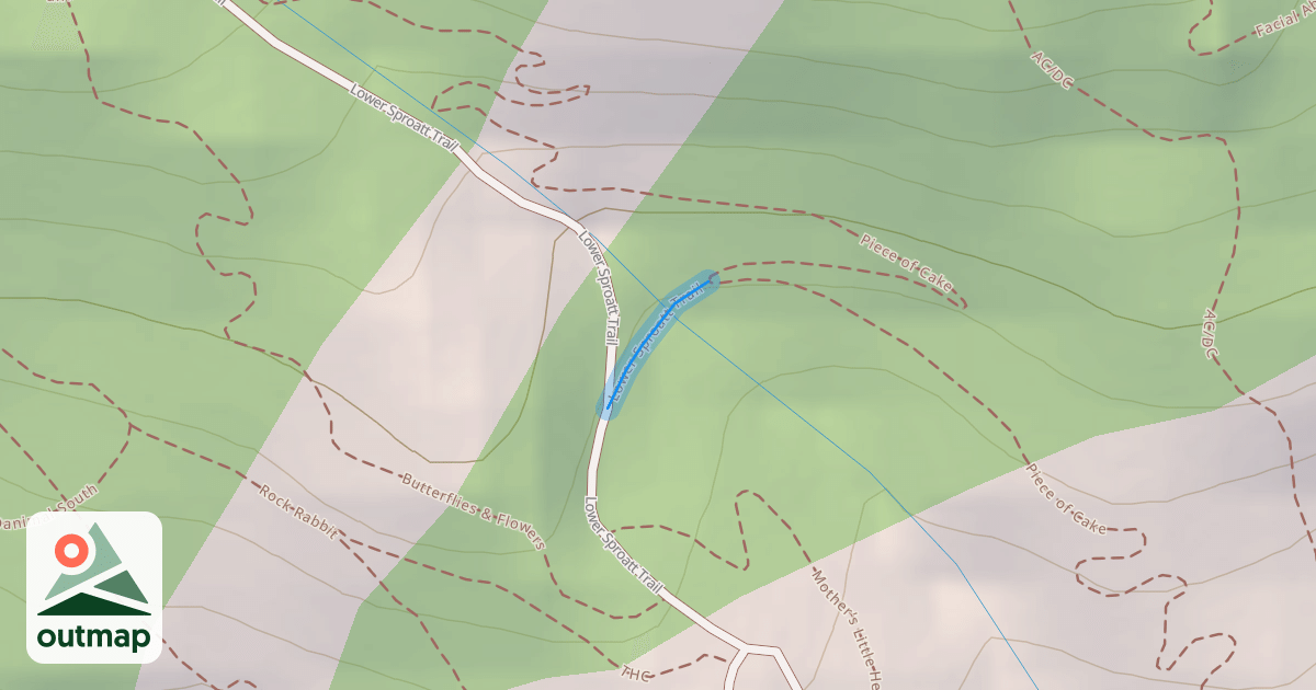 Map of Lower Sproatt Trail