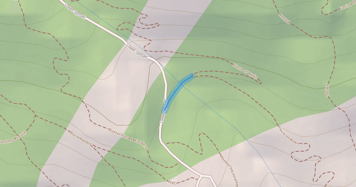 Map preview of Lower Sproatt Trail