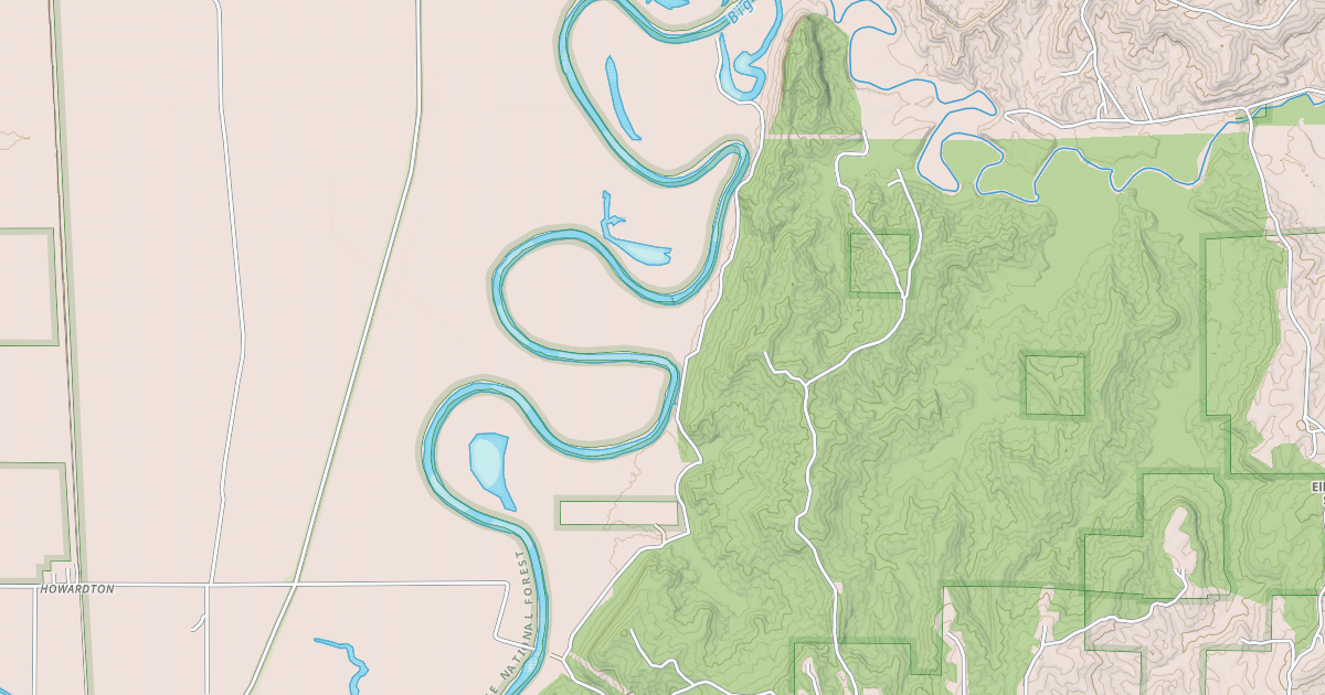 Map preview of RAWLINS BEND