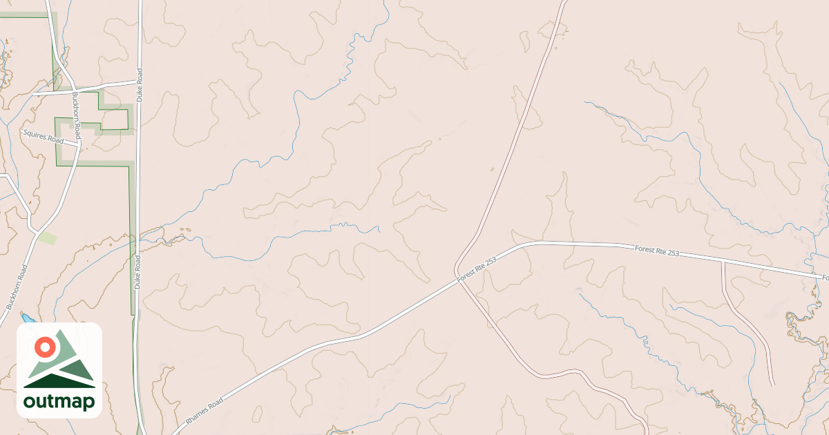 Map of Claiborne North