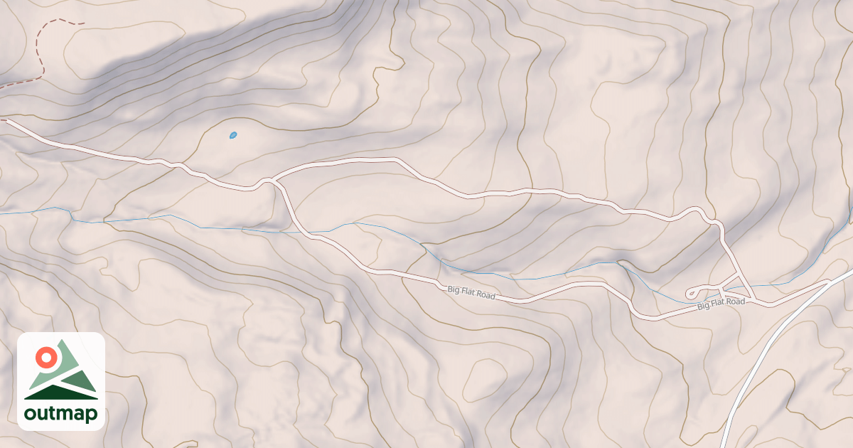 Map of BIG FLAT