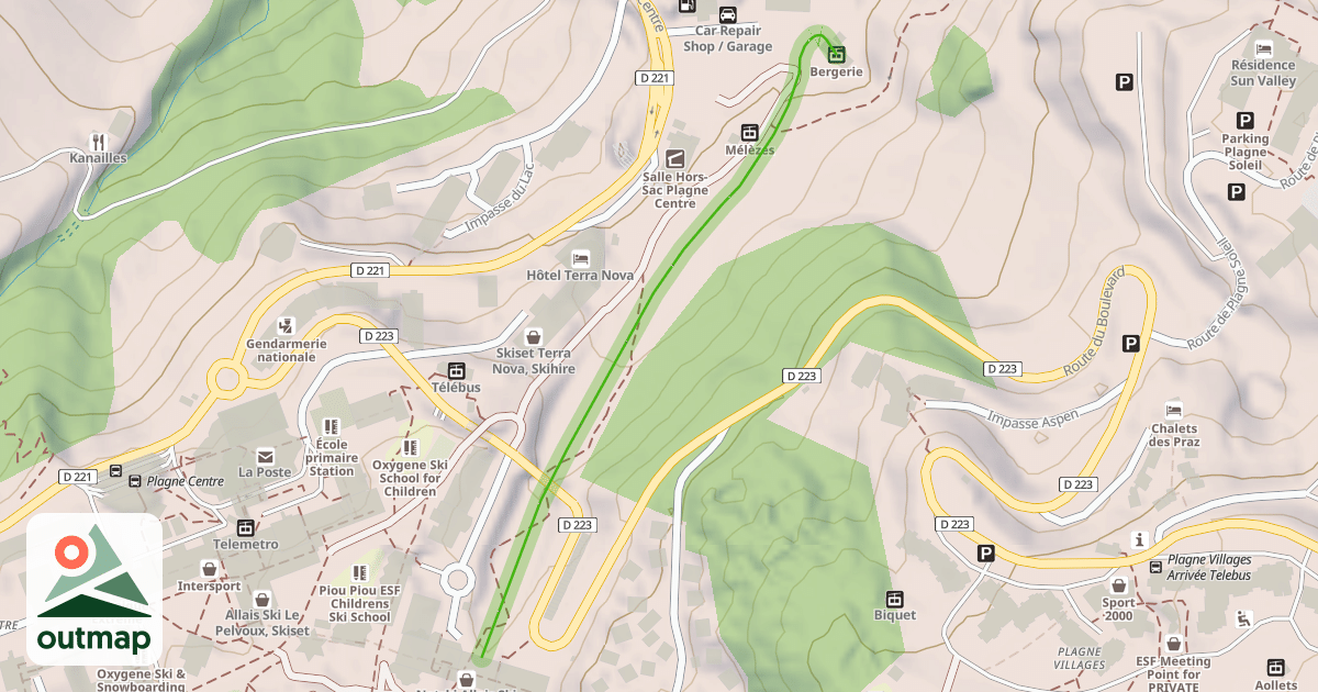 Map of Boulevard