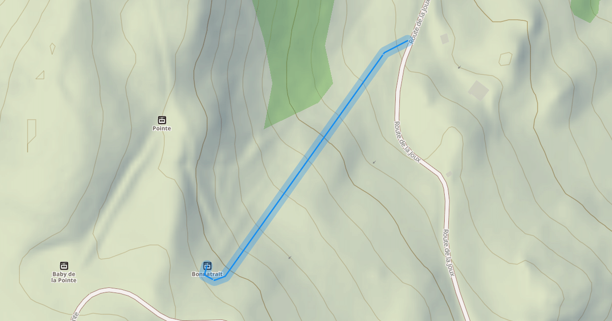 Map preview of La Chamois