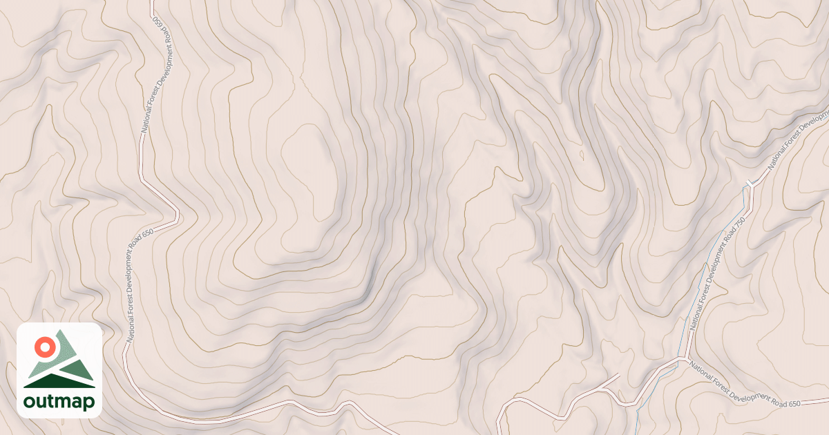 Map of USFS Motor Vehicle Use Map Roads {170C45C9-2E06-4F7C-9F66-B7A0A0FF213A}