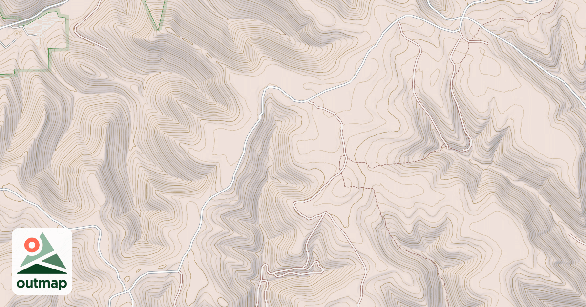 Map of Susquehannock State Forest Snowmobile Trails