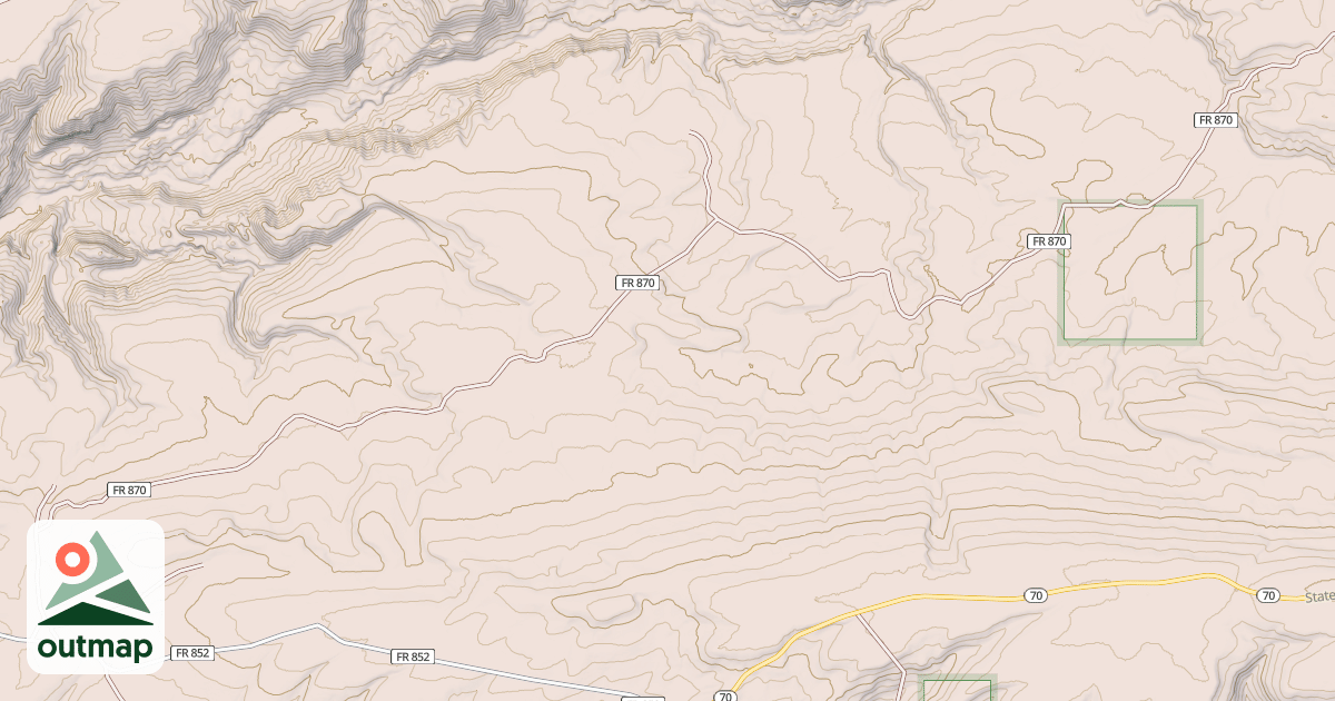Map of DIVIDE HEADQUARTERS