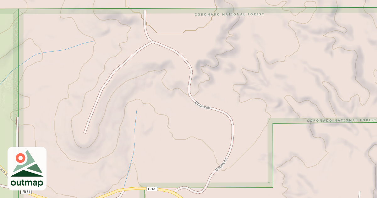 Map of DOGWEED