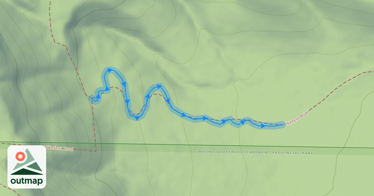 Map of Bikefest Dual