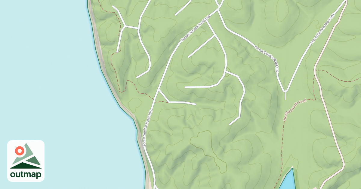 Map of LYON COUNTY PARK ROAD