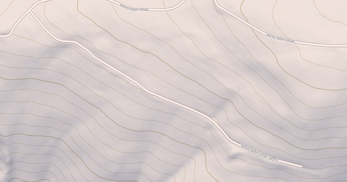 Map preview of ROCKY BASIN SPUR