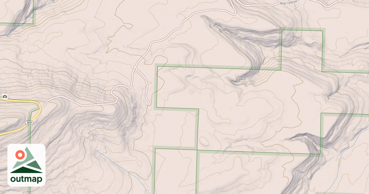 Map of BEAR HOLLOW