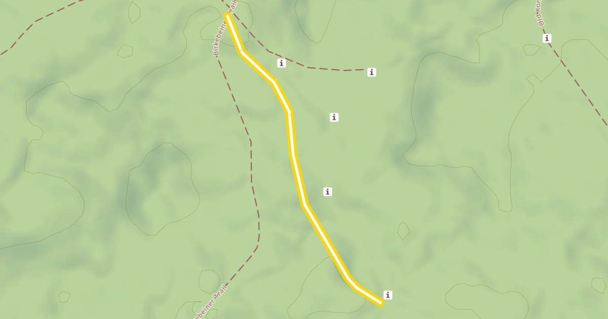 Map preview of North End Classic Trail