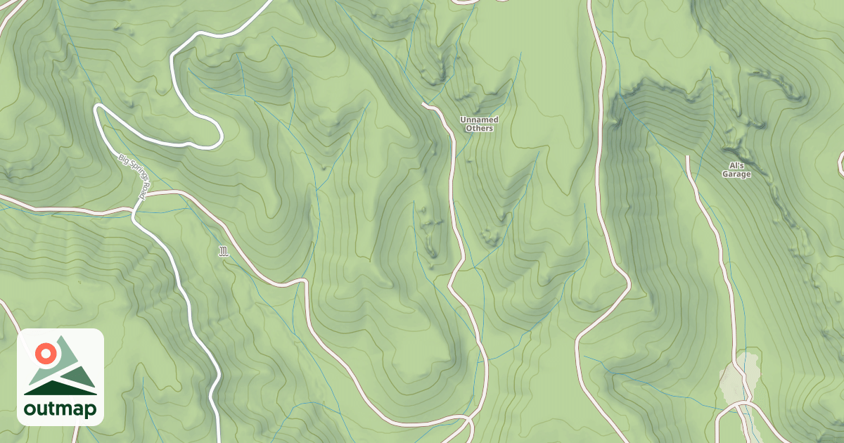 Map of ALPERS SPRING-WEST
