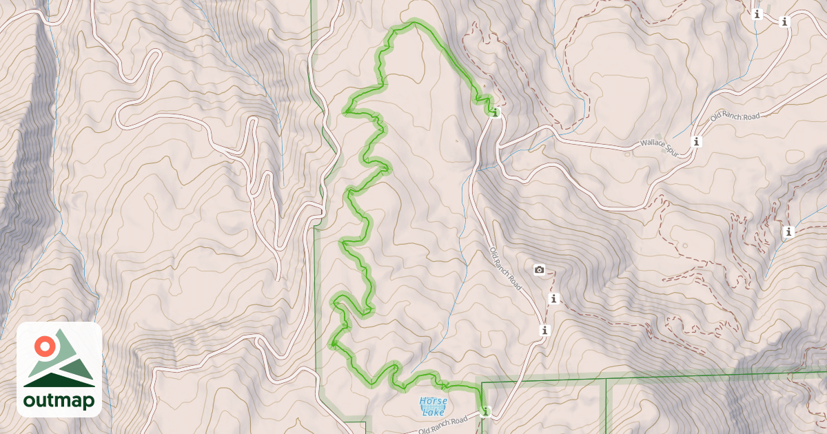 Map of Glacier View Trail