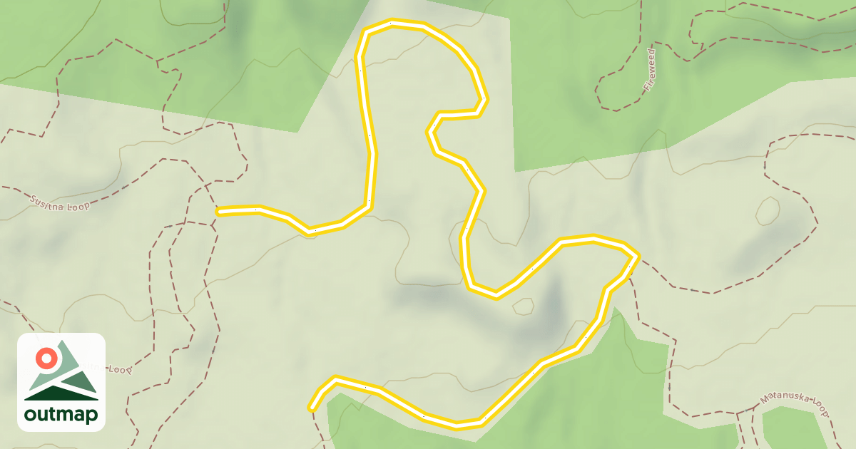 Map of Susitna Loop