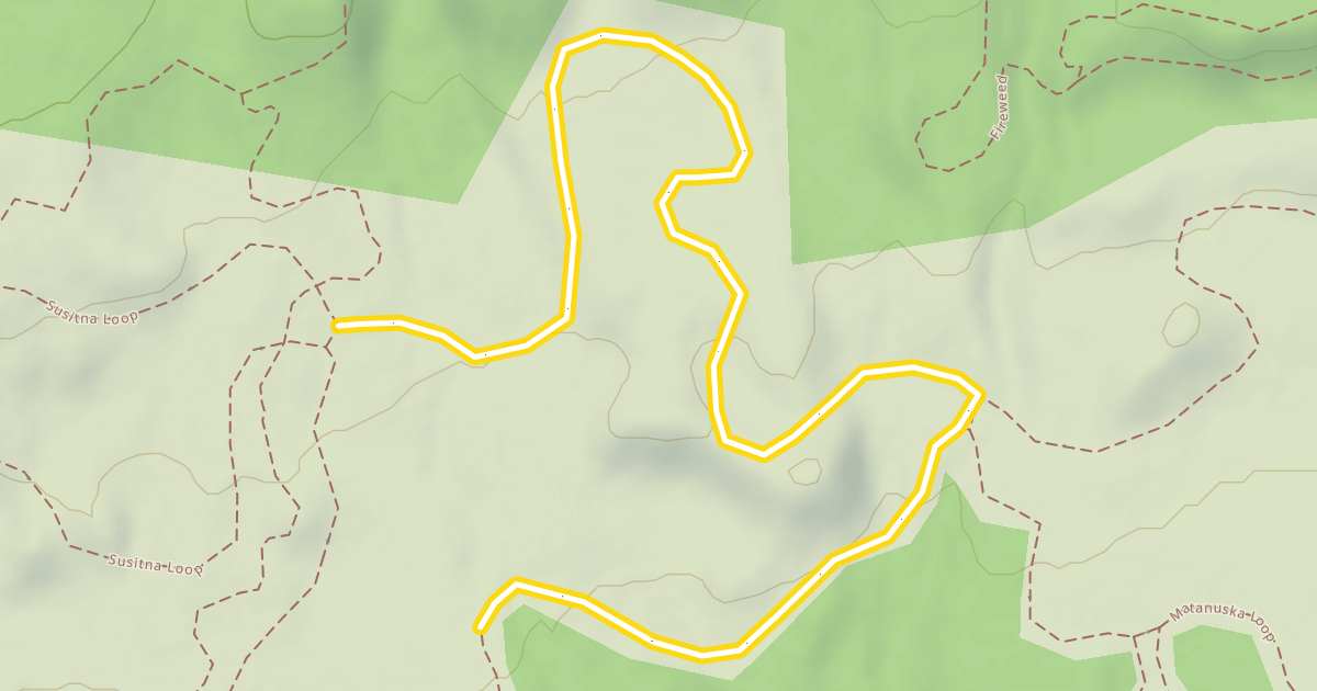 Map preview of Susitna Loop