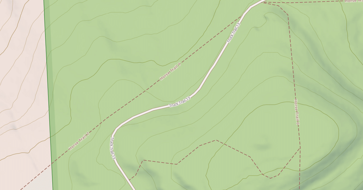 Map preview of Truck Trail 13