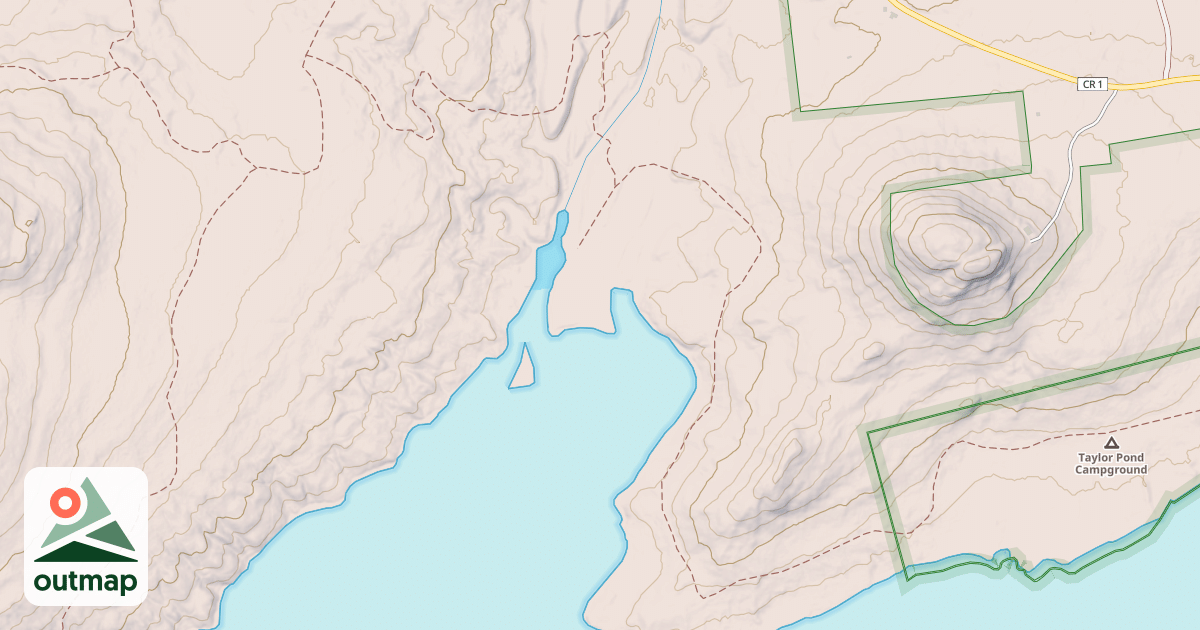 Map of Taylor Pond Loop