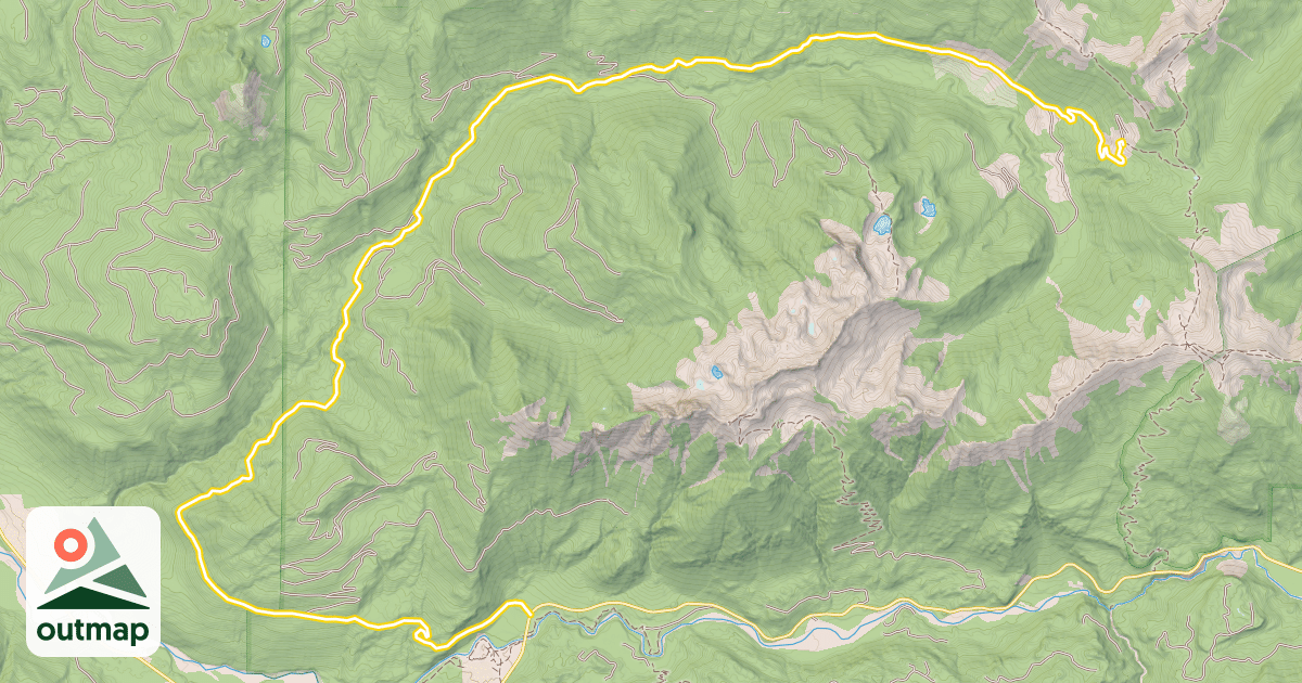 Map of Canyon Creek Road