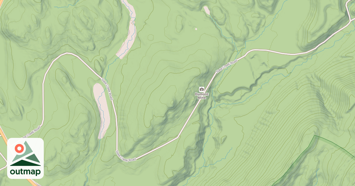 Map of SLATE CREEK