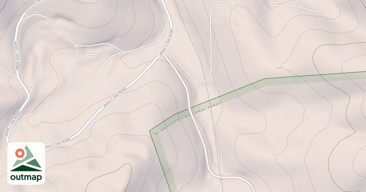 Map of WILLIS COVE