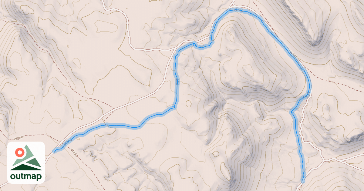 Map of W200 (Northwest Passage)