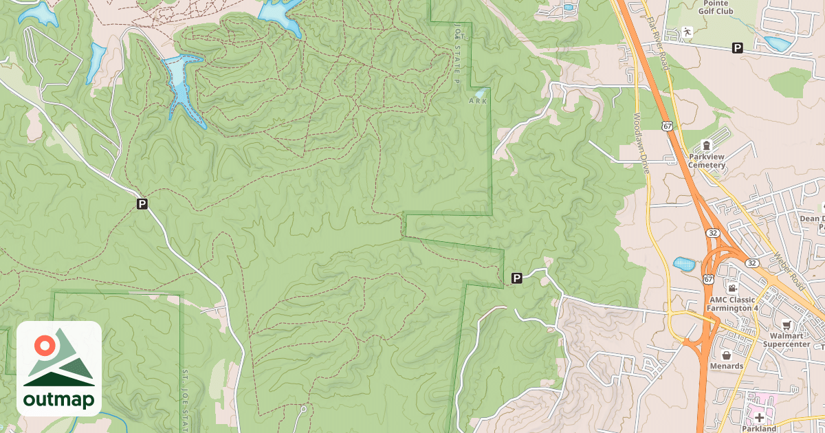 Map of Enduro Race Trail
