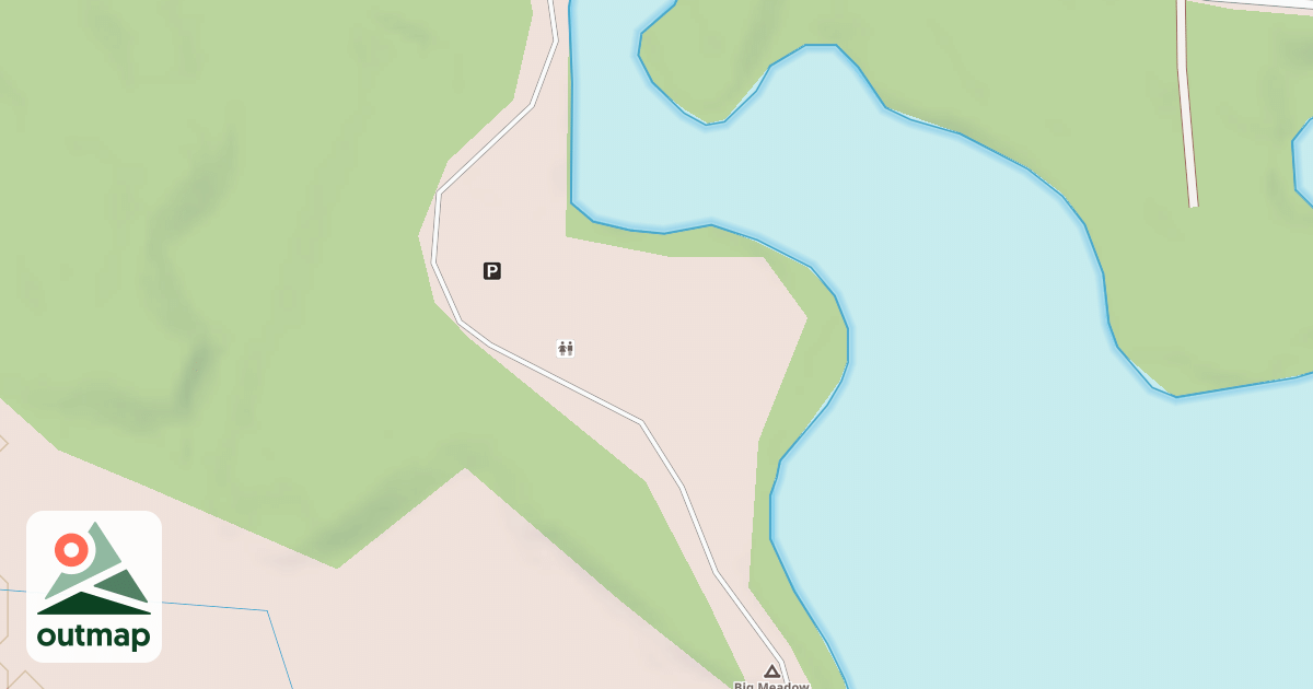 Map of BIG MEADOW LAKE CAMPGROUND