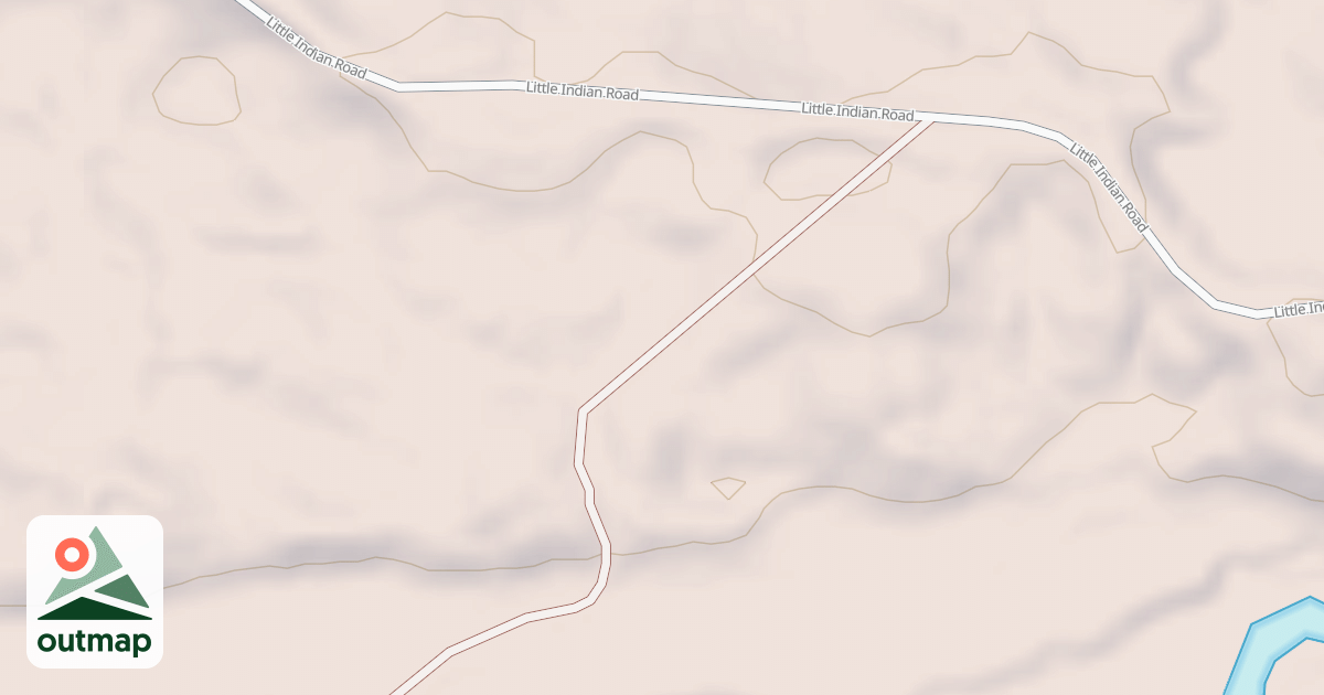 Map of LITTLE INDIAN SPUR A