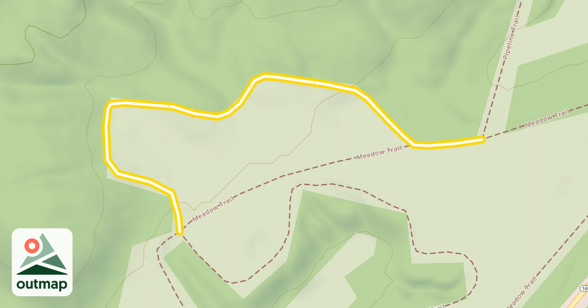 Map of Meadow Trail