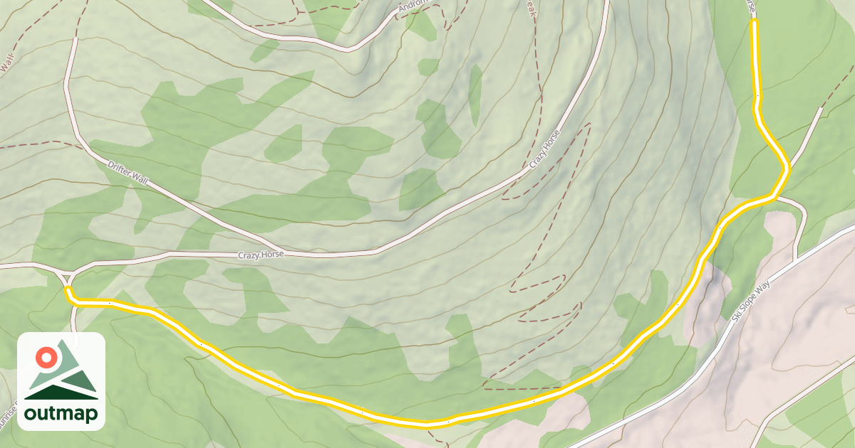 Map of Crazy Horse